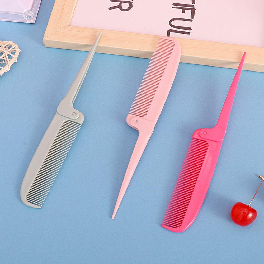 Augustina Sisir Rambut Lipat Anti Statis Multifungsi Barber Alat Styling Rambut Salon Hairdressing Head Massager