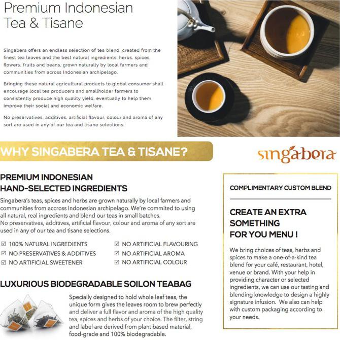 

Diskon Singabera Teh Premium Indonesia - Singabera Earl Grey Tea 100 gr Cuci Gudang Awal Tahun