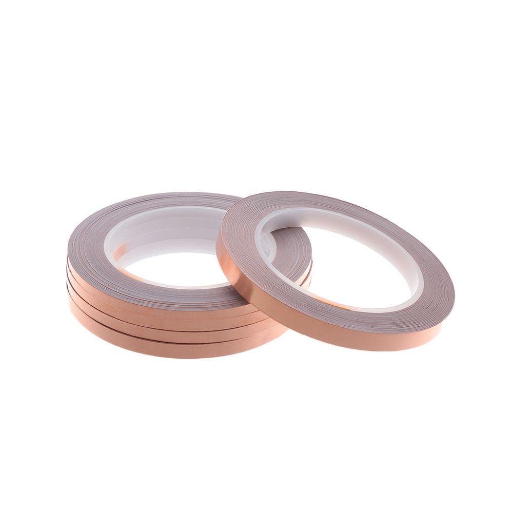 Preva 1PC Copper Foil Tape Perekat Strip Perlindungan Lem EMI Panas