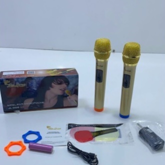 MICROPHONE WIRELESS 2 MIC JIN LONG JL-008 MICROPHONE KARAOKE KUALITAS TERJAMIN