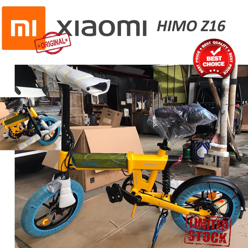 FREE Ongkir Xiaomi HIMO Z16 Sepeda Lipat Elektrik Smart Bicycle 36V250W 80KM