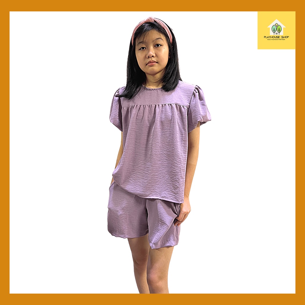 PLAY HOUSE - Baju Setelan Anak Perempuan Model Fashion Korea Anak Cewek Umur 6-15 Tahun