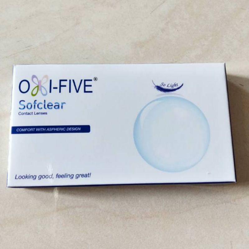 Softlens Oxi Five Bening Clear By Omega / Softlens Bening OXIFIVE Bulanan / softlens oxifive clear bening