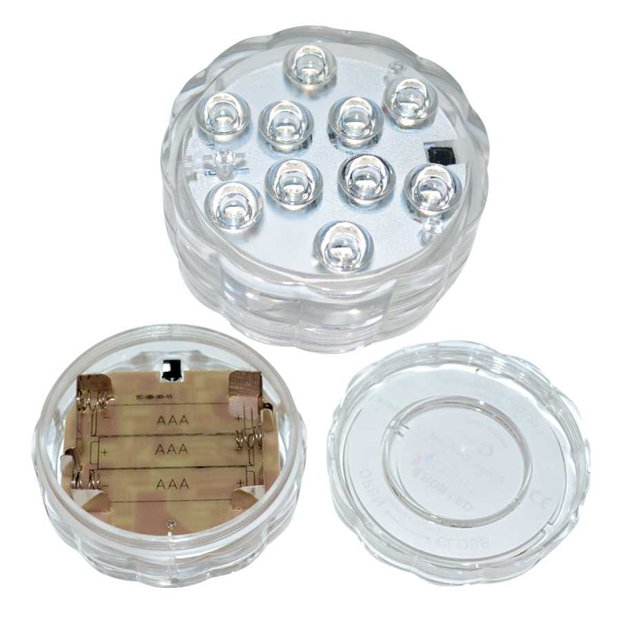 TD - CGC Lampu LED Underwater Submersible Waterproof 2PCS with Remote - 13017