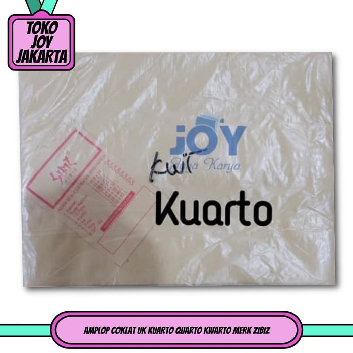 

Amplop Coklat Uk Kuarto Quarto Kwarto merk ZIBIZ