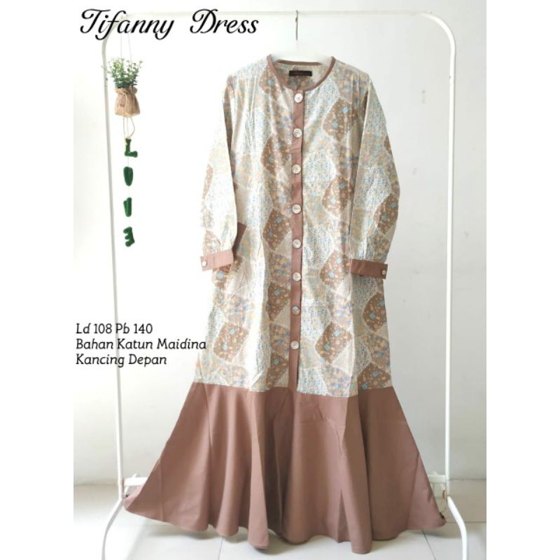 Best Quality Maxi Dress Baju Kondangan Gamis Syari, Gamis Katun Madina Original