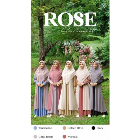 rose series by aden hijab original ready