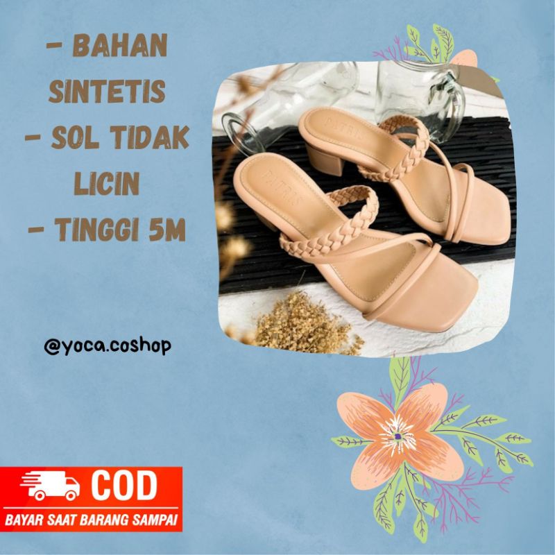Sepatu Heels Hak datar