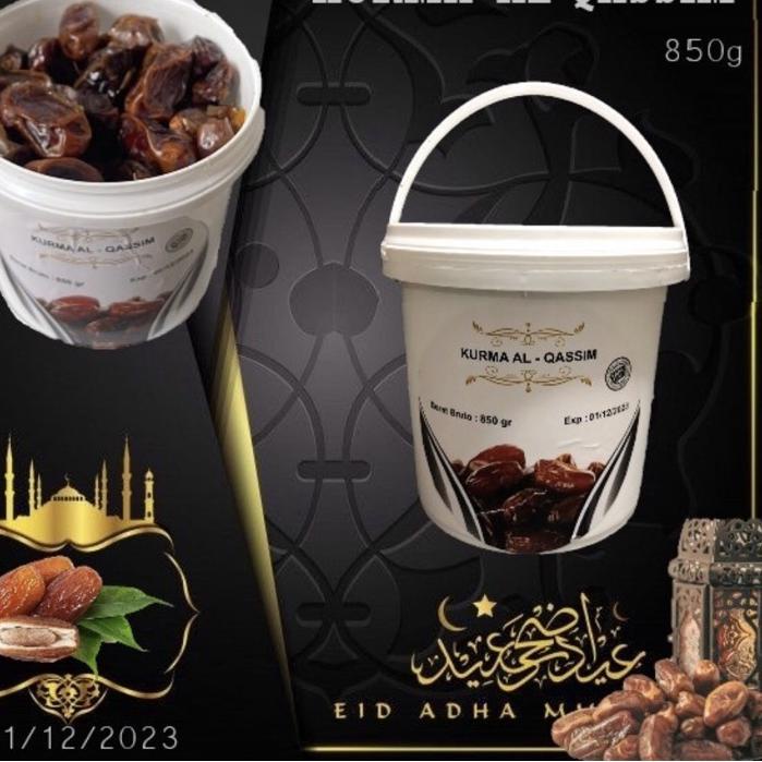 

T77✿ Kurma AL-QASSIM Kemasan ember 850g AL-QASSIM KURMA Barang Baru