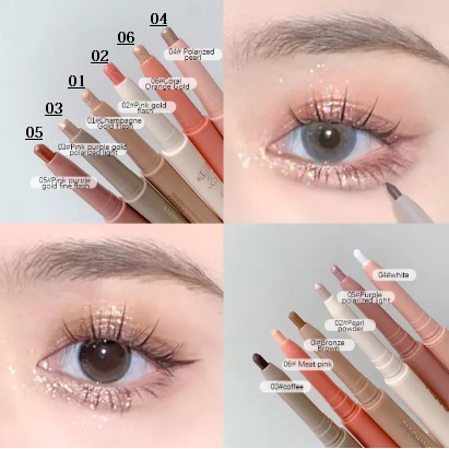 SCARLETDEPT || NOVO -- Duo Eyeshadow Pen Crayon Silkworm Aegyeosal Cosplay Makeup