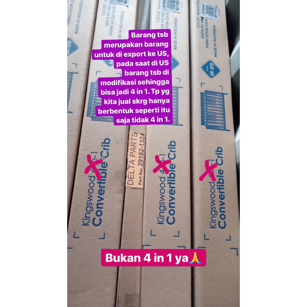 kingswood 4 in 1 convertible crib instructions