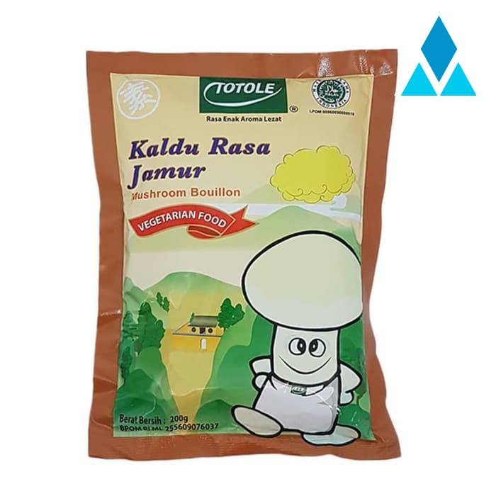 

Kaldu Jamur totole Vegetarian 200gr halal