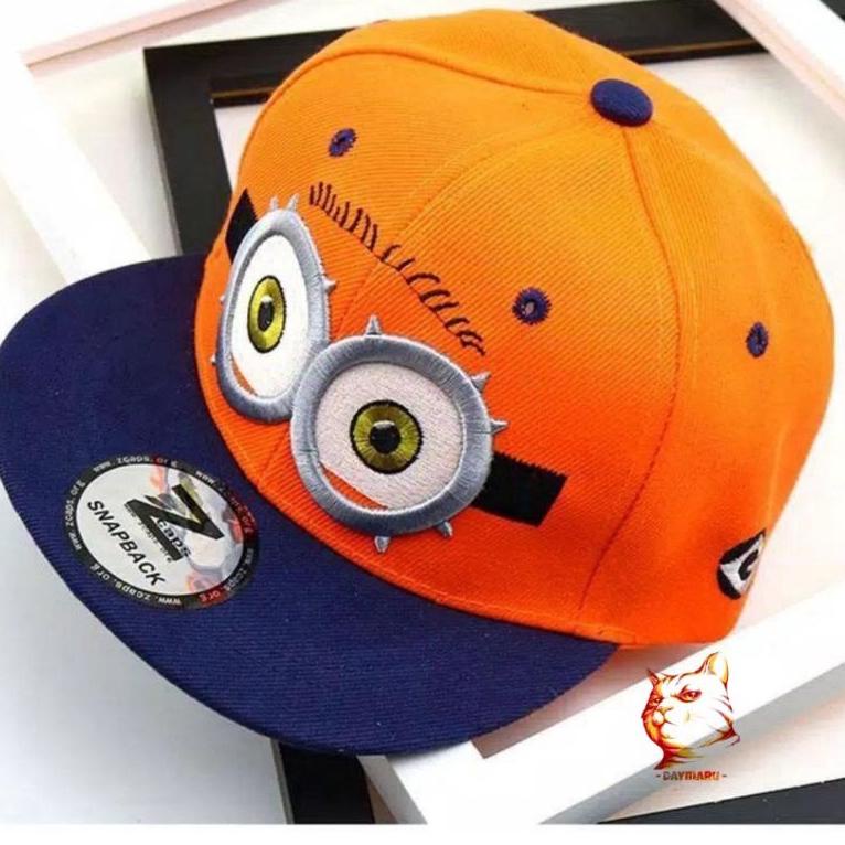 {NBA.14Jl22ᴶ} Topi Anak Snapback Minion/ Topi Anak Snapback
