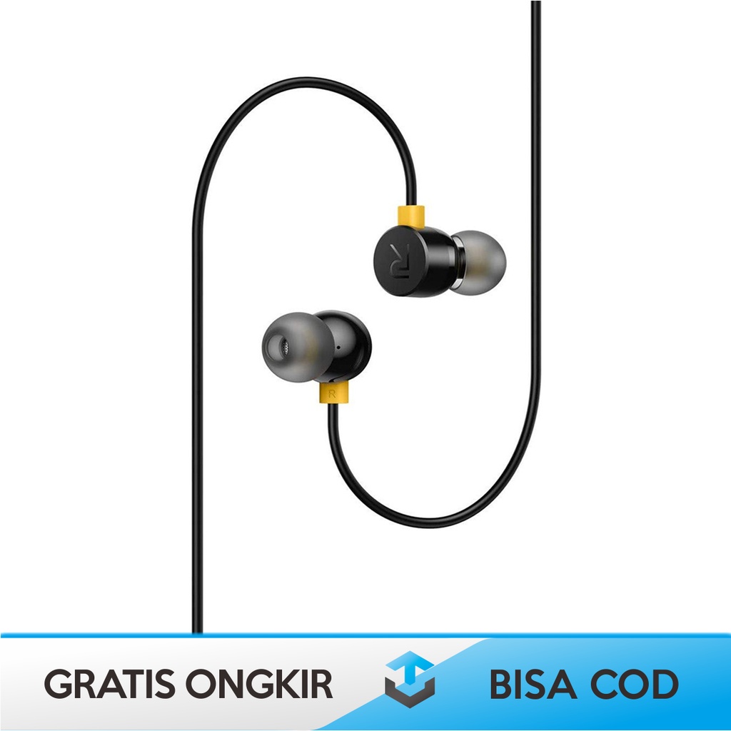 EARPHONE EARBUDS REALME RMA101 DILENGKAPI DENGAN MICROPHONE MURAH ORI