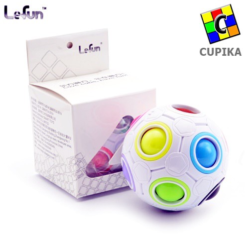 Rubik Bola Ball Rainbow Ball LEFUN Diameter 7CM Mainan bola Anak