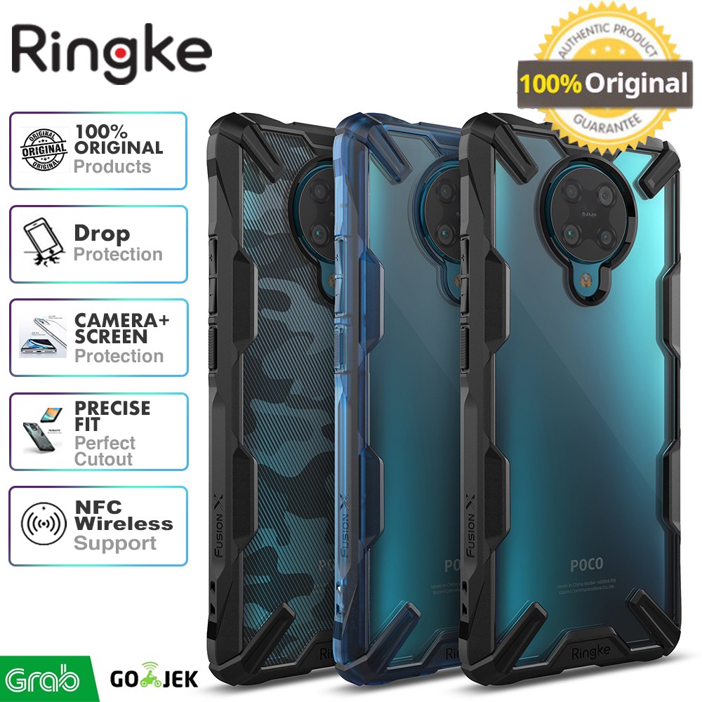 Case Xiaomi Poco F2 Pro Redmi K30 Pro Ringke Fusion X Casing
