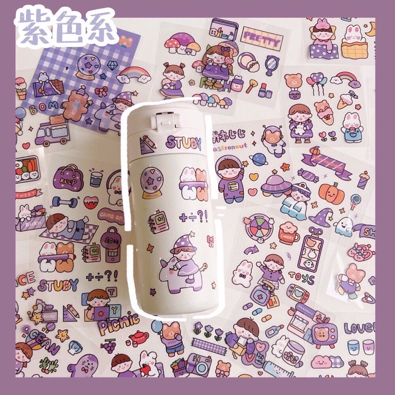 READY STOK 20 LEMBAR STIKER LUCU ANTI AIR DEKORASI BOTOL AIR MINUM AESTHETIC DECO JURNAL BUJO PLANNER BUKU CATATAN SCRAPBOOK DIARY CASING HP LAPTOP DECO FANCY KAWAII GAYA KOREA ANAK PEREMPUAN CEWEK KARTUN KARAKTER HEWAN KELINCI BERUANG UNIK VIRAL TIKTOK