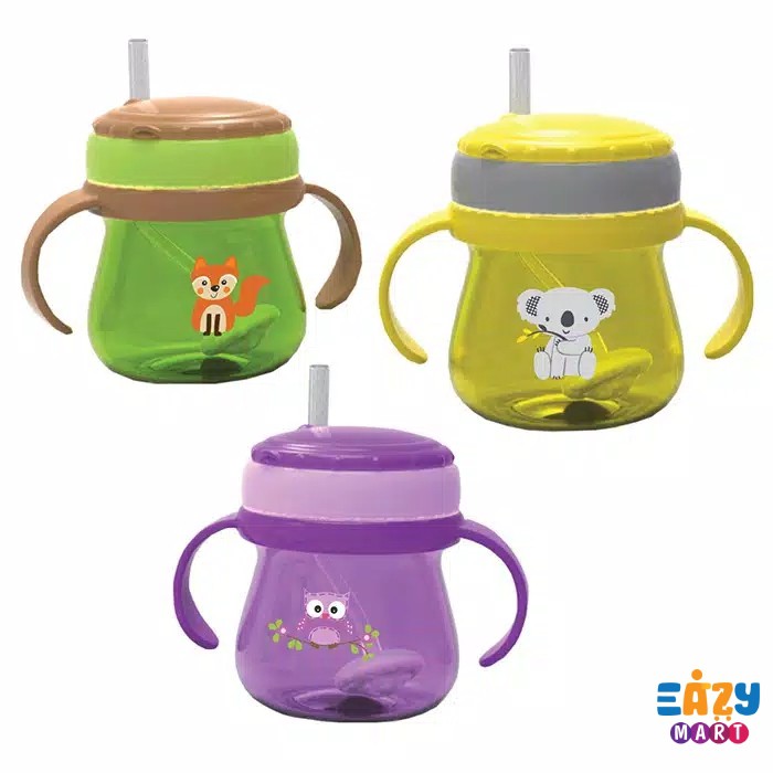 Baby Safe Botol Bayi JP019 Training Cup with Weighted Straw