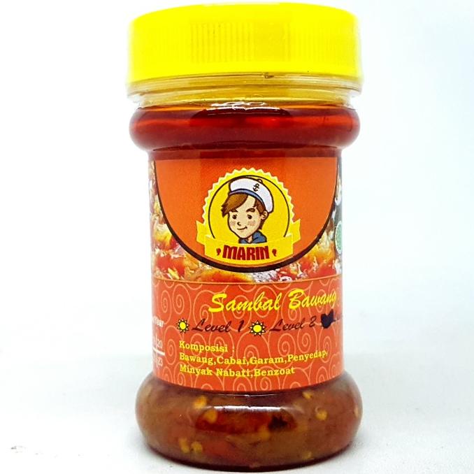 

------] MARIN SAMBAL BAWANG 150gr | SAMBEL MIRIP BU RUDY SURABAYA HALAL MUI