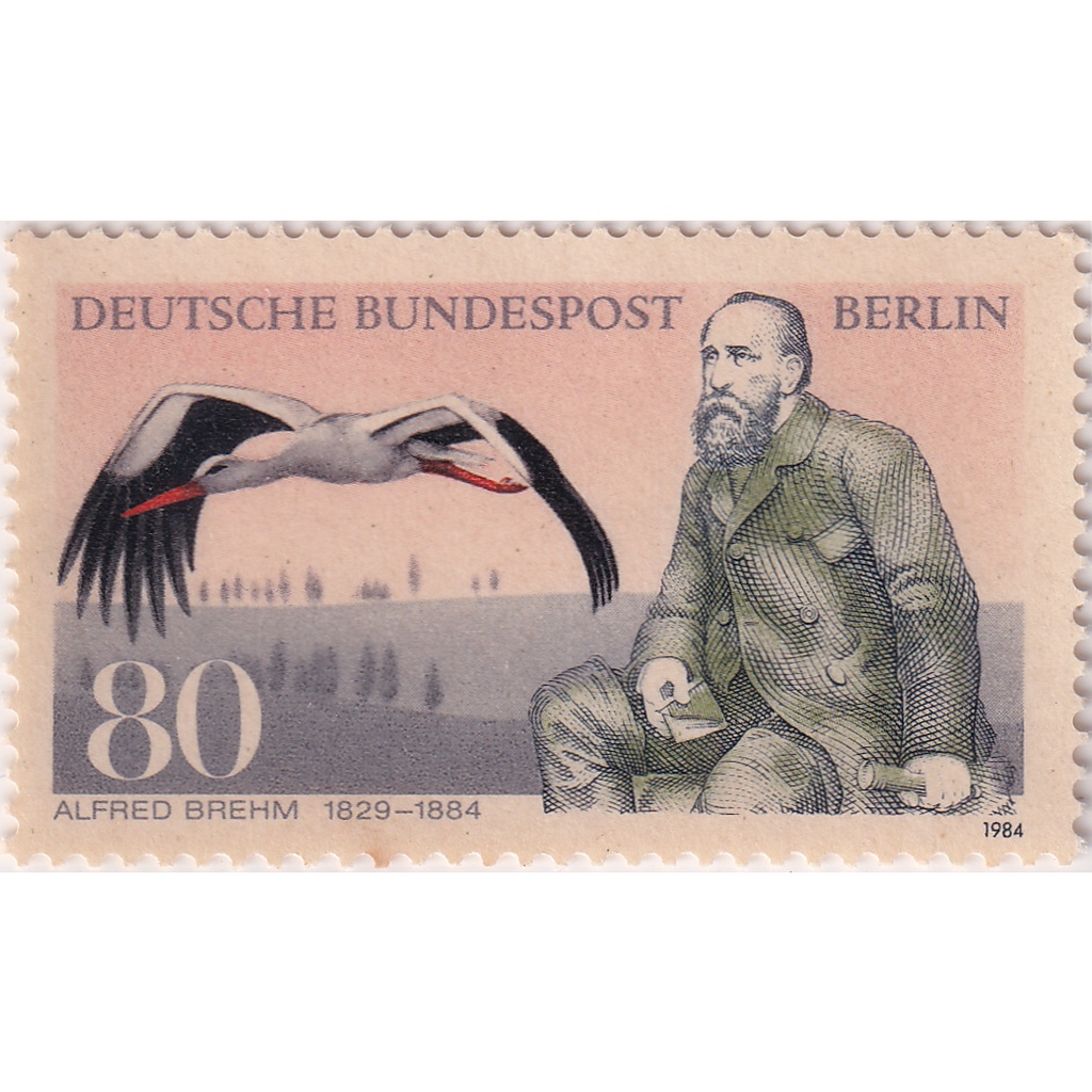 

Prangko Berlin 1984 - The 100th Anniversary of the Death of Alfred Edmund Brehm