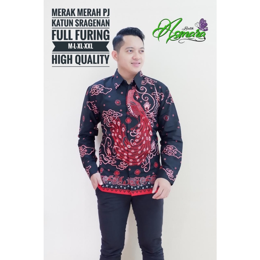 MERAK MERAH ASMARA KEMEJA BATIK PRIA SOLO LENGAN PANJANG LAPIS FURING ATASAN PREMIUM MODERN ALDIANSYAH AJISAKA BIRU CIUNG BIRU PANDAWA PUTIH ARYAKA AJISAKA MERAH KELABANG TOSKA MELATI BIRU CATUR TIRTA KUNING TELUR NDARU MERAH KENCONO UNGU BATIKSOLOAMANAH