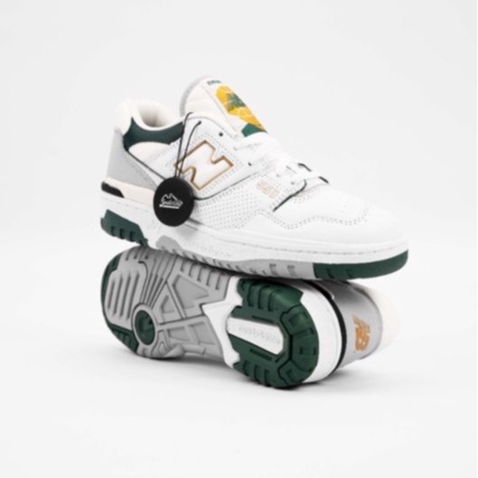 New Balance 550 White Green Yellow