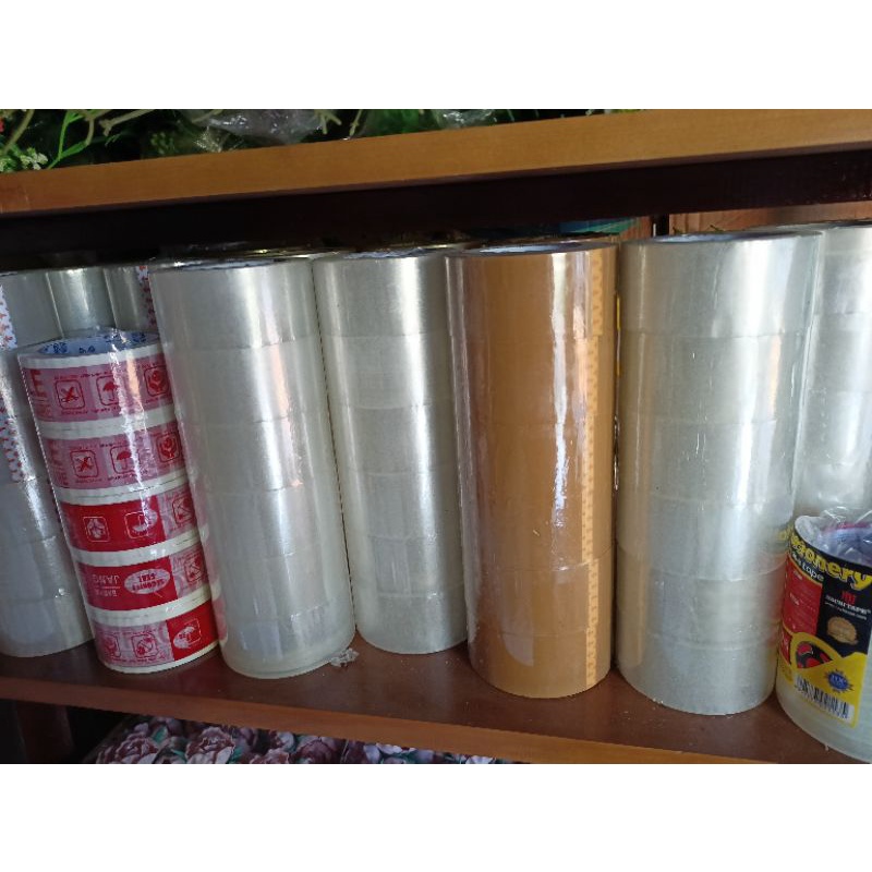 

Lakban Kardus Packing Solasi Putih Coklat