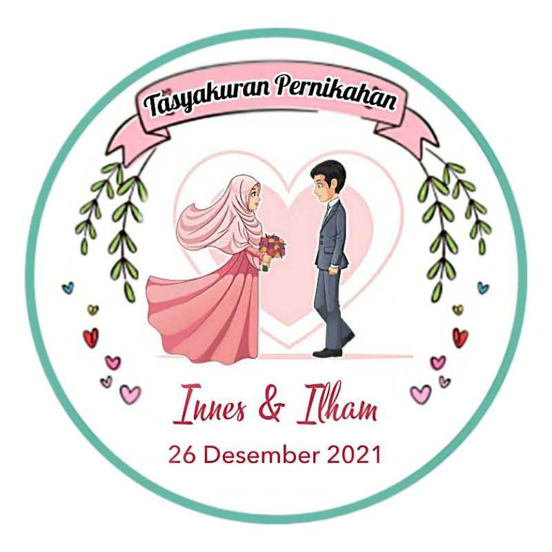 

STICKER TASYAKURAN PERNIKAHAN