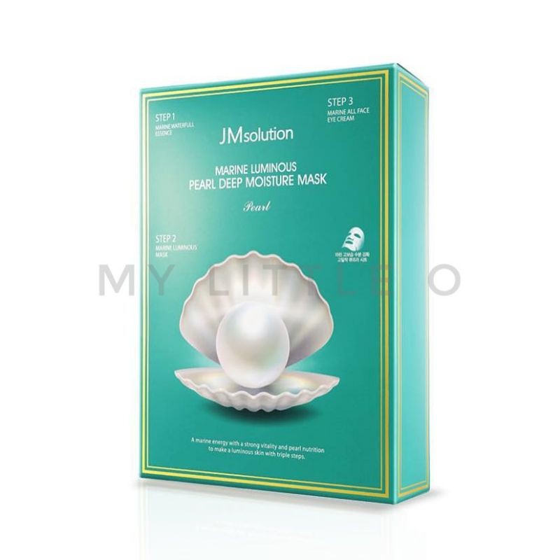 JM Solution Marine Luminous White Pearl Mask ♡ Masker Wajah Sheetmask Korea ♡ Perawatan Wajah