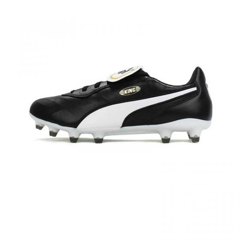 SEPATU SEPAKBOLA PUMA KING TOP FG PUMA BLACK PUMA WHITE