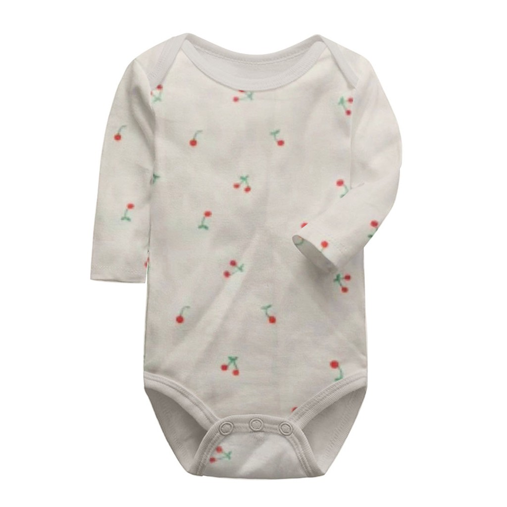 YBS BAJU BAYI JUMPSUIT LENGAN PANJANG IMPORT/ JUMPSUIT ANAK/JUMPSUIT MURAH/ JUMPSUIT MOTIF LUCU 1058-JSP Cherry