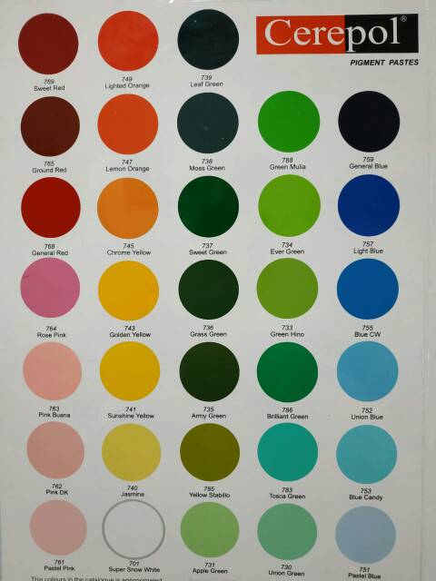 

RB Cerepol Ever Green Pigment Pasta Cair/Pewarna Resin/Fiberglass