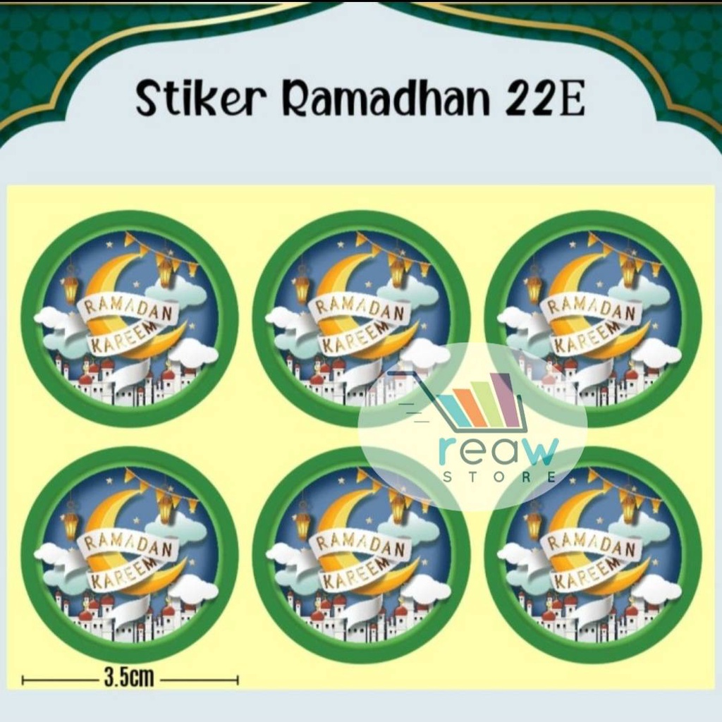 

Stiker Bulat Cutting Sticker Tempelan Toples Parcel Idul Fitri Lebaran