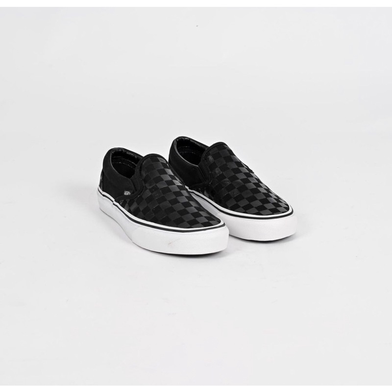 V4ns Slip On Checkerboard Classic Black Black