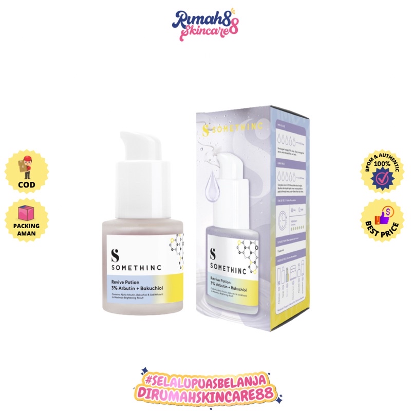 SOMETHINC Revive Potion 3% Arbutin + Bakuchiol Serum 20ml