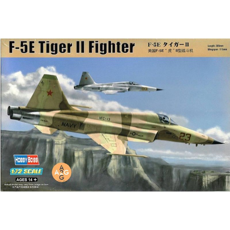 Model kit Hobbyboss 1/72 F-5E Tiger II