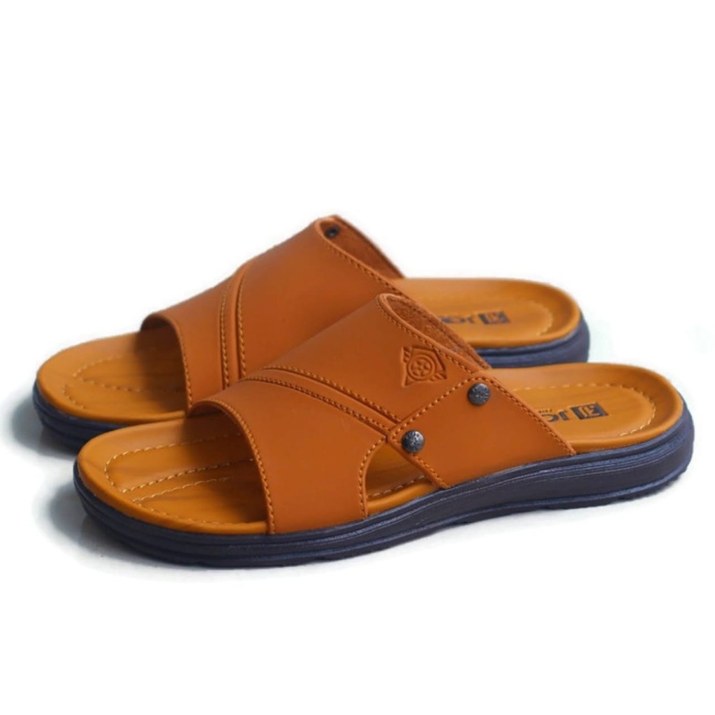 Sandal KULIT  JOEMEN  S 019 KASUAL IMPORT HIGH QUALITY Cowok 