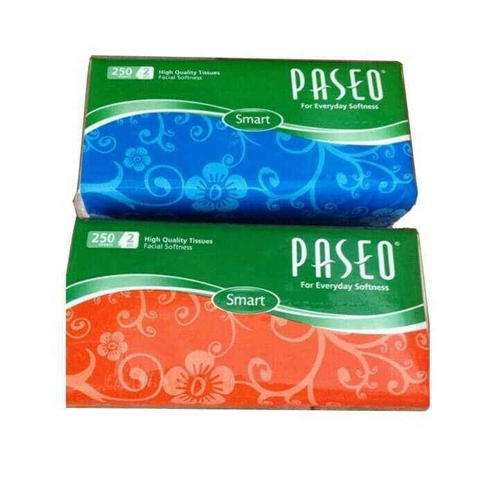 TERLARIS TISSUE PASEO WAJAH ISI 250 SHEET [ 1 KG MUAT 4 PACK ] Facial Paseo Tisu / Tissu Berkualitas