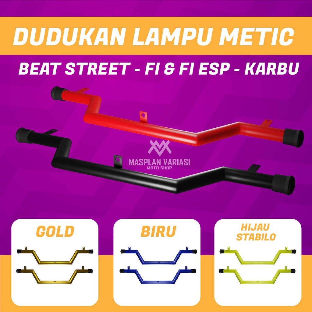 Crashbar Dudukan Lampu Tembak Beat Fi / Beat Street / Beat Fi Esp / Beat Karbu