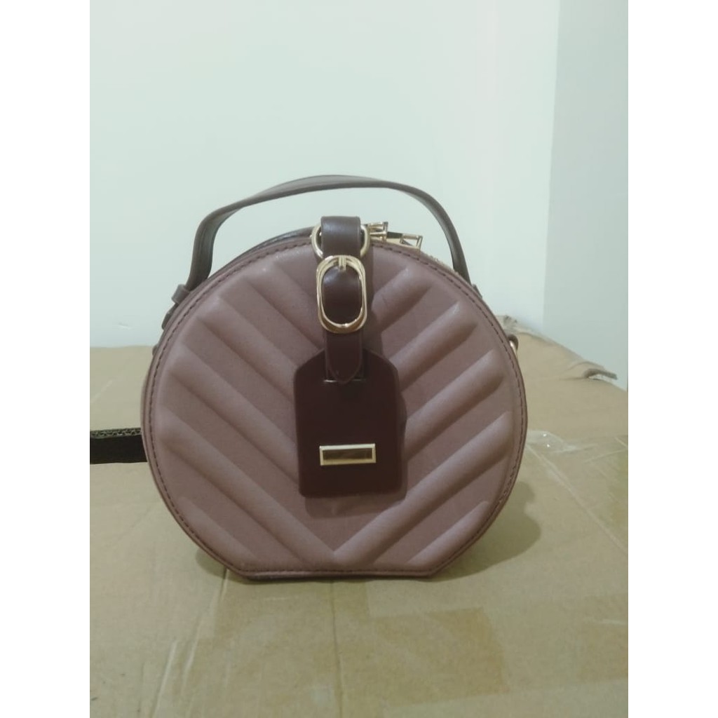 JK 496 1KG MUAT 3PCS TAS BULAT WANITA IMPORT SELEMPANG KULIT SLING BAG 496 U3716 E449 Y5049 T754 TAS SELEMPANG KOREA