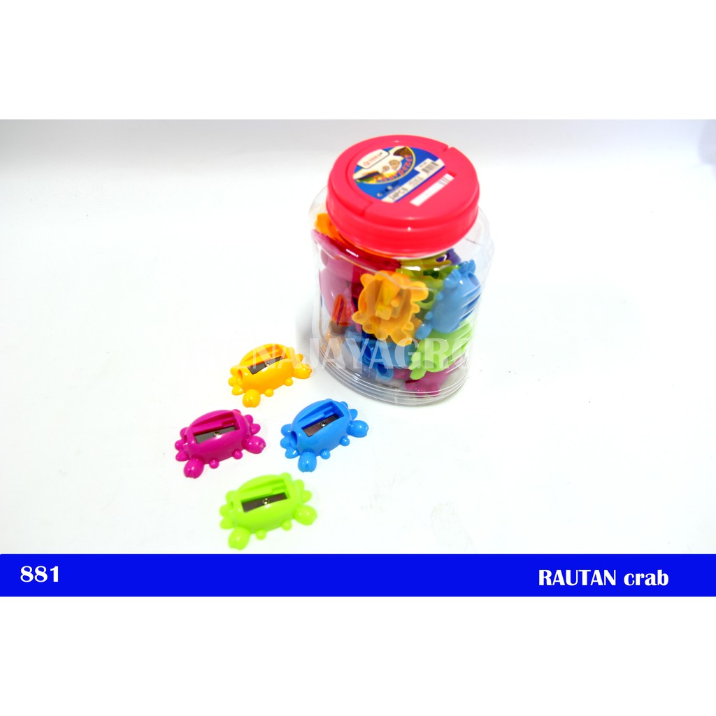 

Rautan Pensil Isi 24 Pcs / Serutan Rautan Pensil Lucu