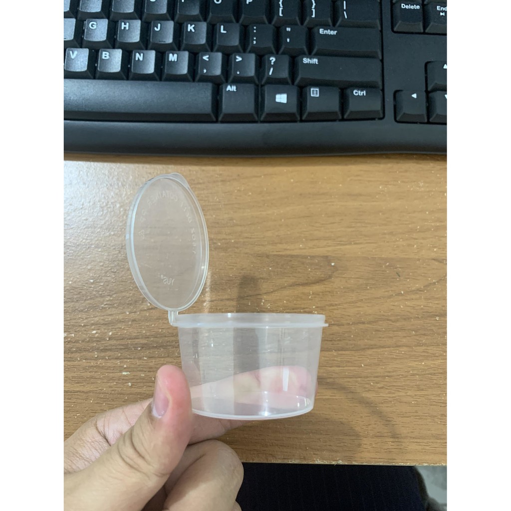 Tempat Saos Plastik 50 ml/ Cup Sambal / Sauce Container