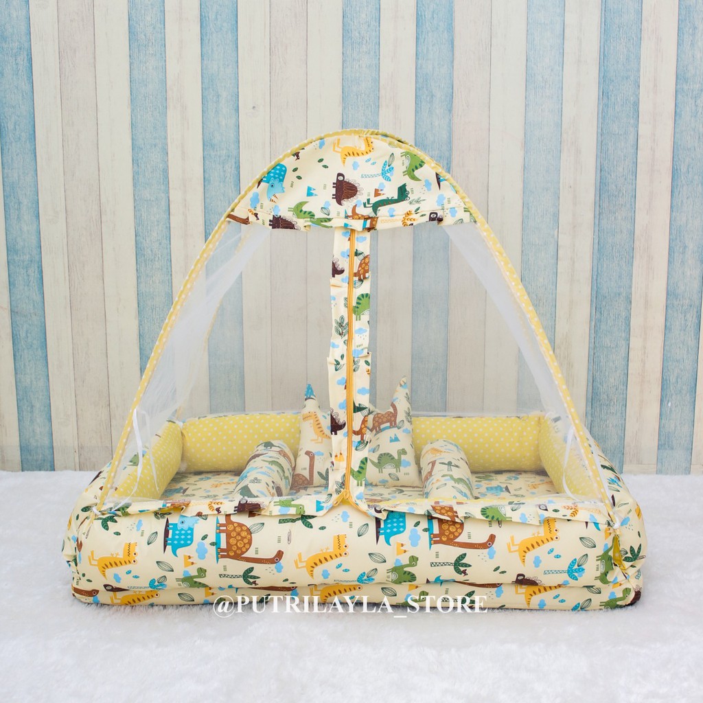 kasur bayi kelambu  TENDA JUMBO uk90x60x15cm