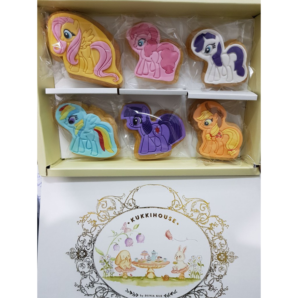 

The Little Pony fondant cookies set