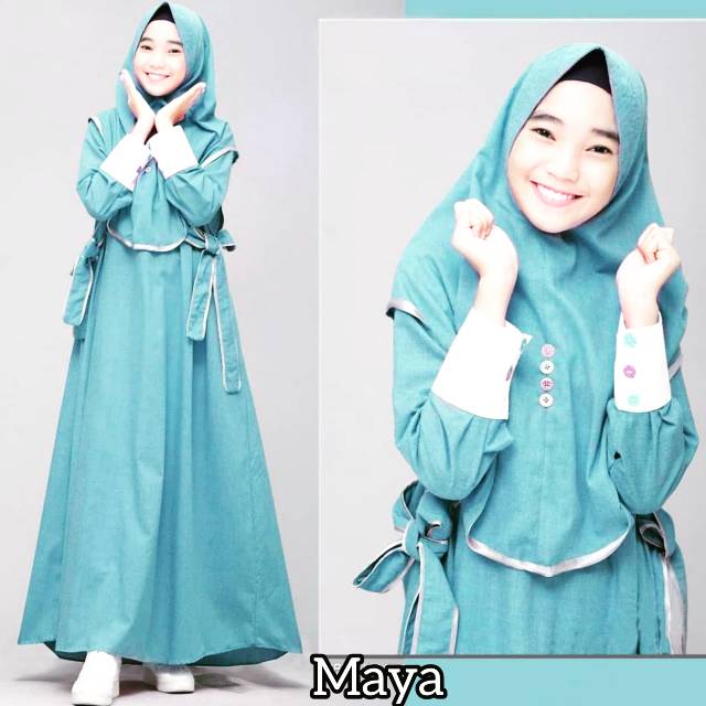 Baju Gamis Anak-Anak Maya Syar'i 12 - 14 Tahun
