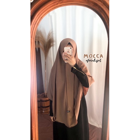 [COD] KHIMAR INSTAN SAFRA & CADAR by.Afraahijab | KHIMAR INSTAN SYARI | KHIMAR INSTAN MURAH-Mocca