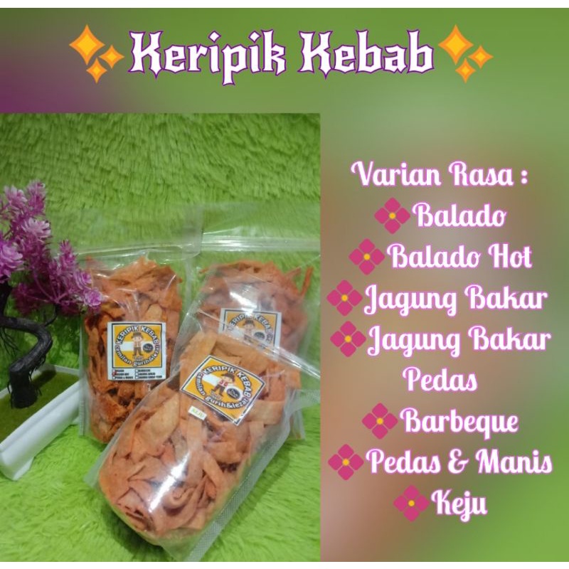 kripik kebab 150g kanjeng Dani