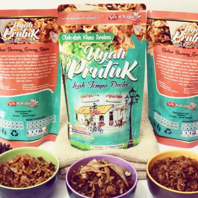 

BAWANG GORENG DAN UYAH PRUTUK KRIZKA OLEH-OLEH KHAS BREBES GURIH, PEDAS DAN MANTAP