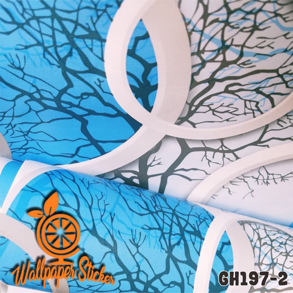 BELANJA UNTUNG PAKET 5 ROLL WALLPAPER STIKER DINDING / STIKER ANTI NODA / STICKER ANTI AIR MURAH MOTIF POLKADOT