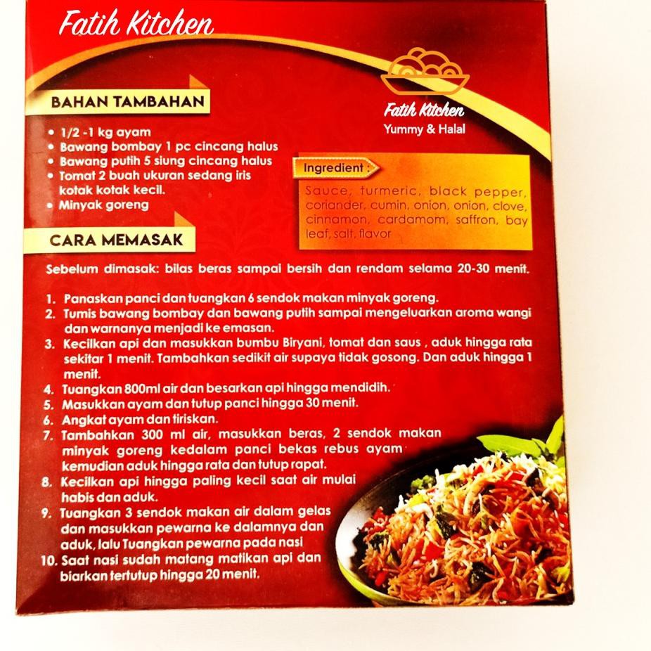 

Diskon KN8RR Merhan Nasi Briyani Original 500 gram - Paket Beras Basmati dan Bumbu Biryani - Merhan